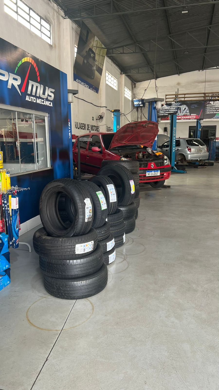 Pneus e alinhamento